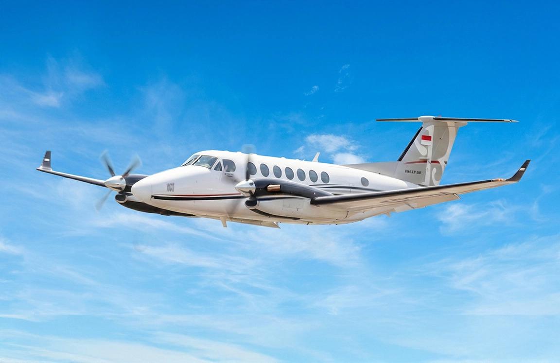banner King Air 350i mobile